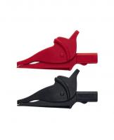 Комплект изолированных зажимов типа «крокодил» - класс перенапряжения CAT III 600 В, максимальный ток 10 А Testo