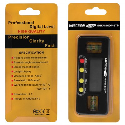 Мини уровень цифровой МЕГЕОН 77100